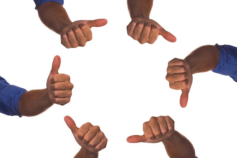 Feedback: People Giving Thumbs Up