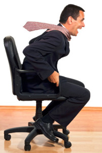 Guy Moving In Office Chair