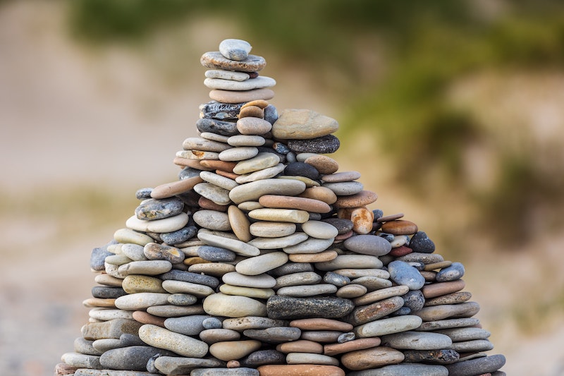 A stack of stones