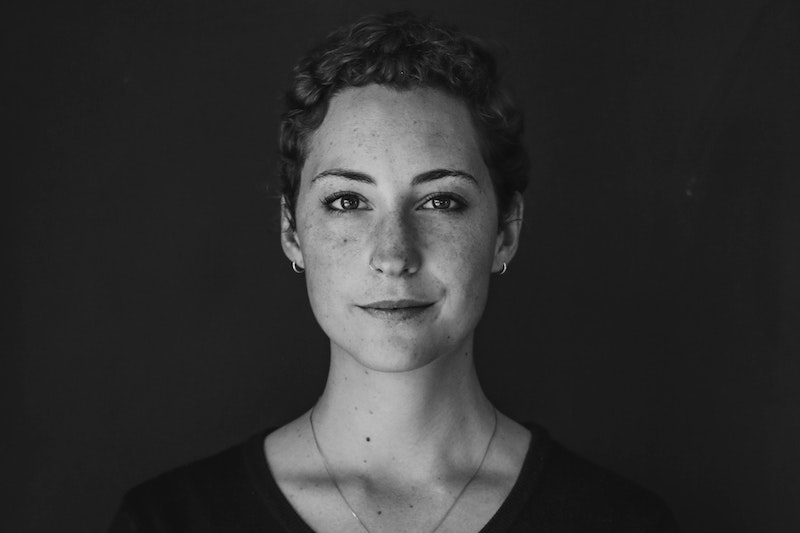 Black and White portrait of a woman