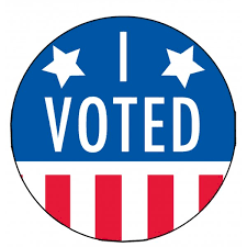 "Voted" logo
