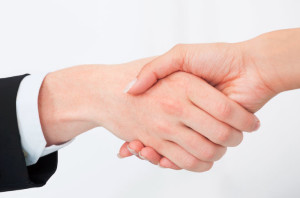 Working with Opposing Viewpoints Shaking Hands