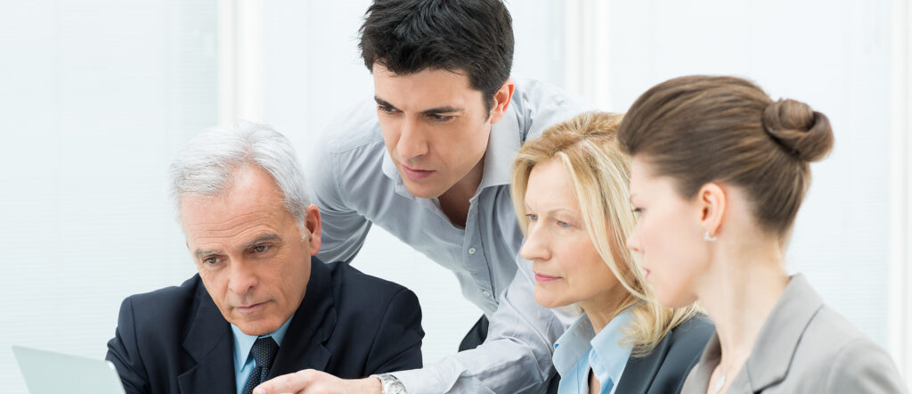 Team Of Business People Working