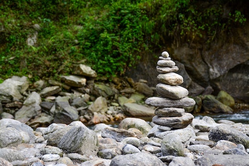 Stacked stones