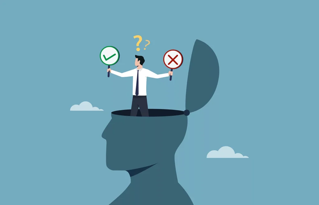 Businessman In The Head Making