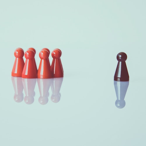 pieces of a leader and a team