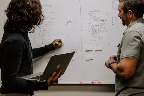 A CEO undergoing personal development lessons