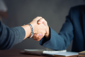 shaking hands