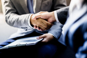 shaking hands